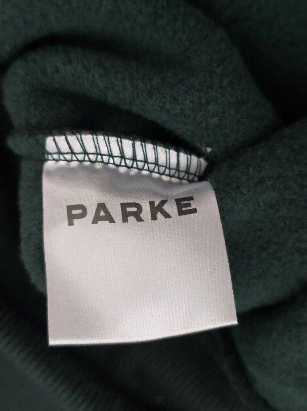Dark green PARKE fleece set Sporty Stripes Comfy Preppy Trendy Athleisure Active - Picture 4 of 16
